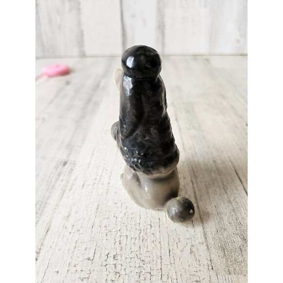 Porcelain vintage poodle figurine statue Japan puppy dog begging - Picture 4 of 9